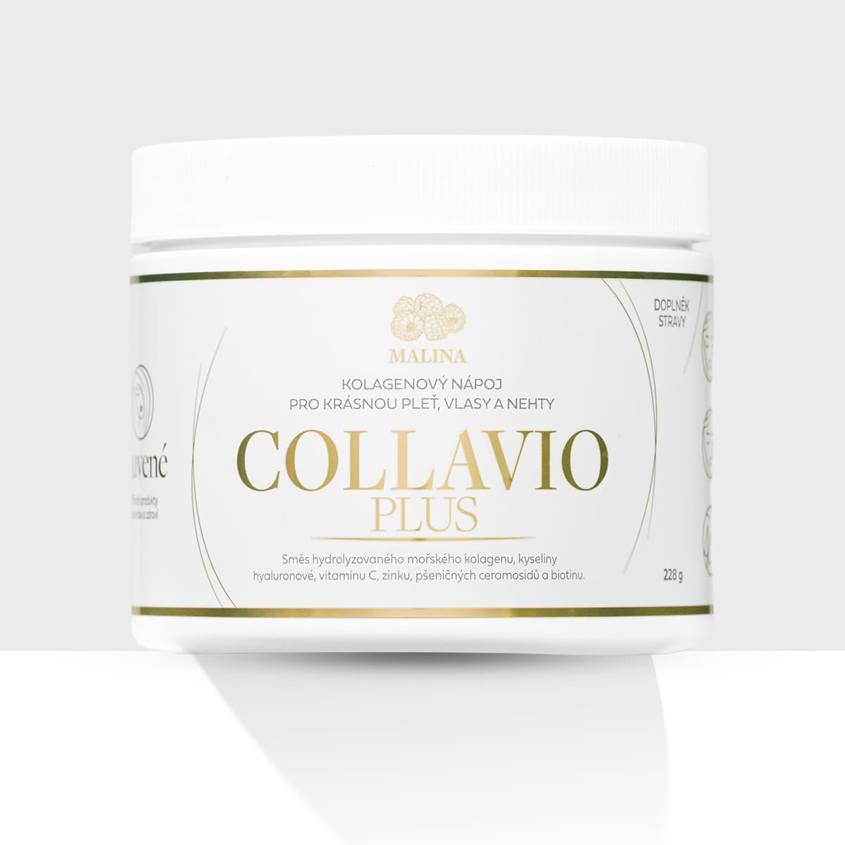 Luvené Kolagen drink Collavio Plus malina 228 g