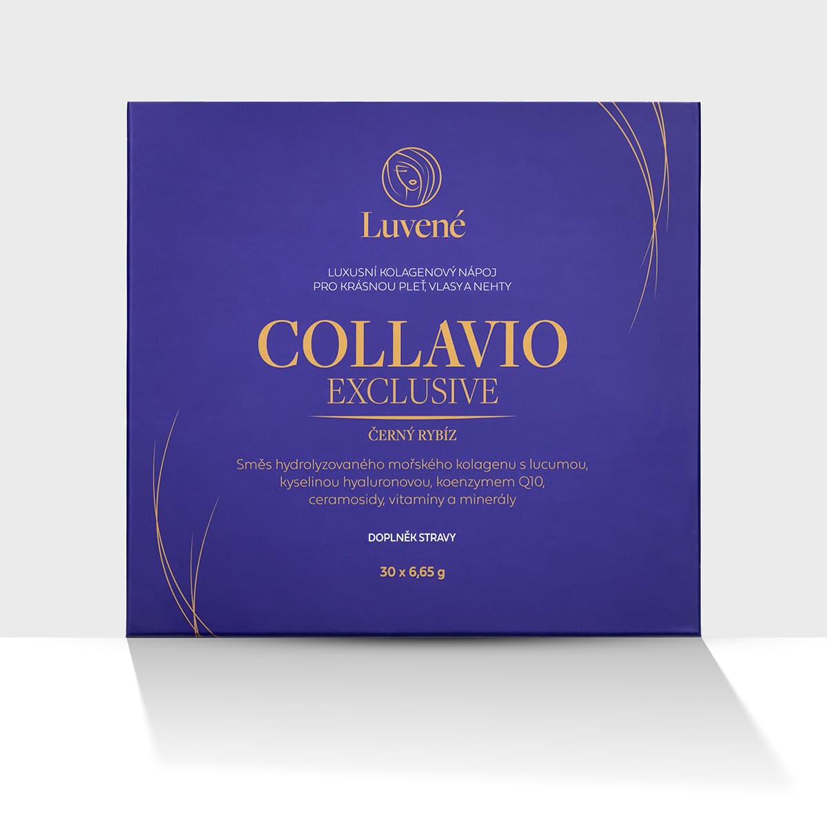 Luvené Kolagen drink Collavio Exclusive černý rybíz