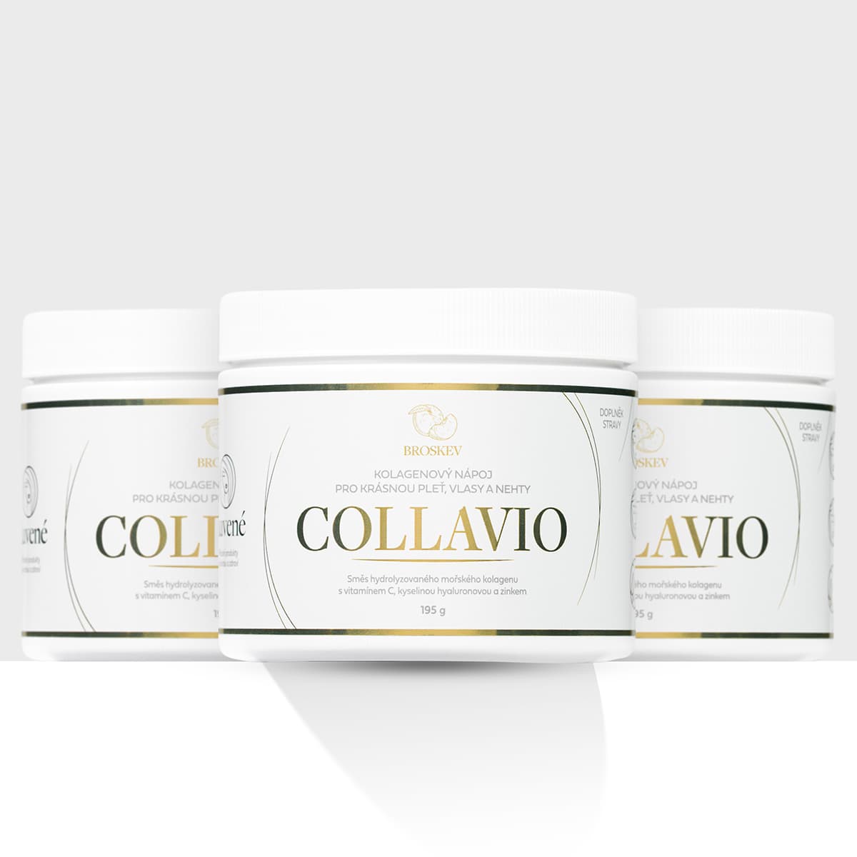 Luvené Kolagen drink Collavio broskev 3x195 g