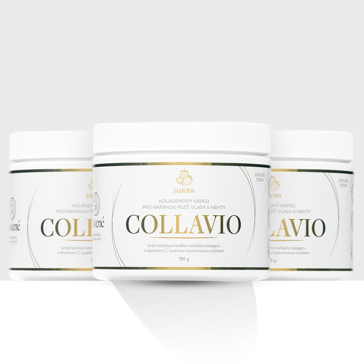 Luvené Kolagen drink Collavio jahoda 3x195 g