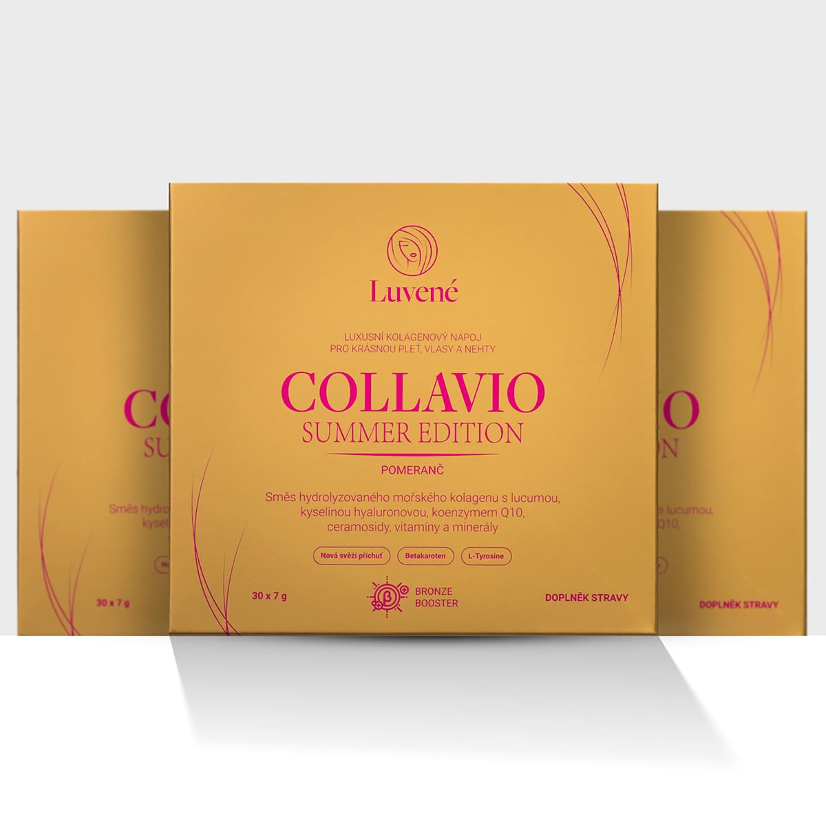 Luvené Kolagen drink Collavio Summer Edition pomeranč 3x30 sáčků
