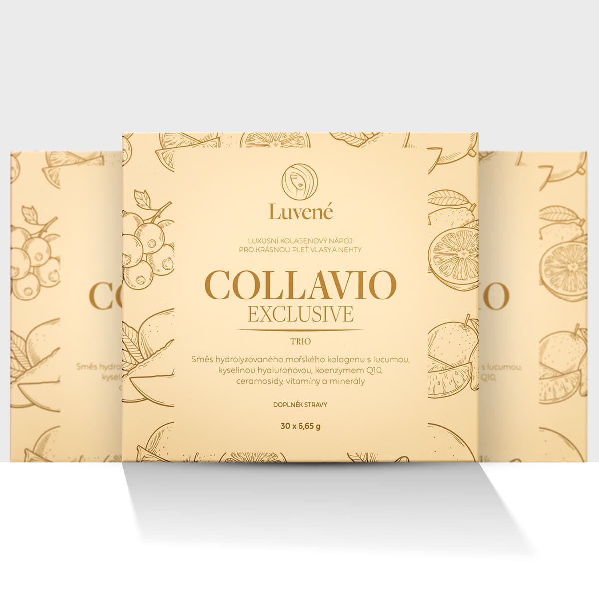Kolagen drink Collavio Exclusive TRIO - balení 3 kusů
