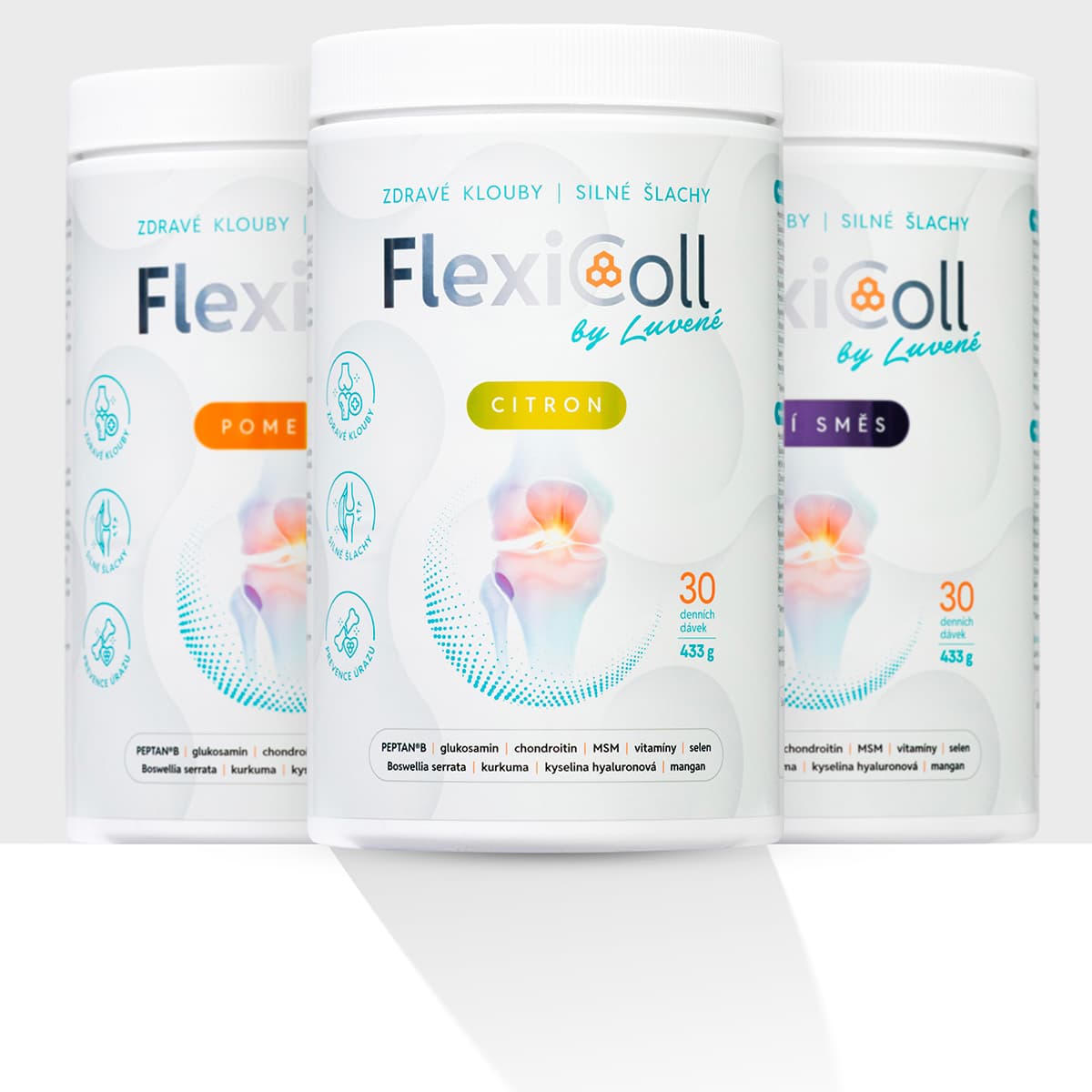 Kloubní výživa FlexiColl mix - balení 3 kusů